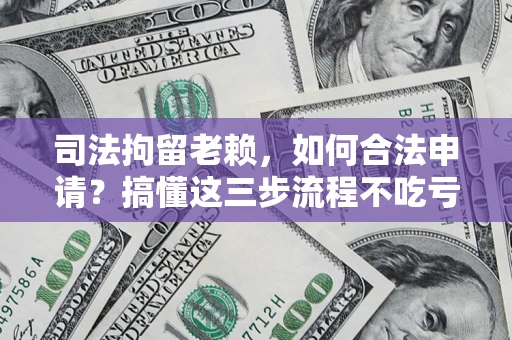 北京司法拘留老赖，如何合法申请？搞懂这三步流程不吃亏！