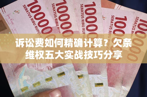北京诉讼费如何精确计算？欠条维权五大实战技巧分享